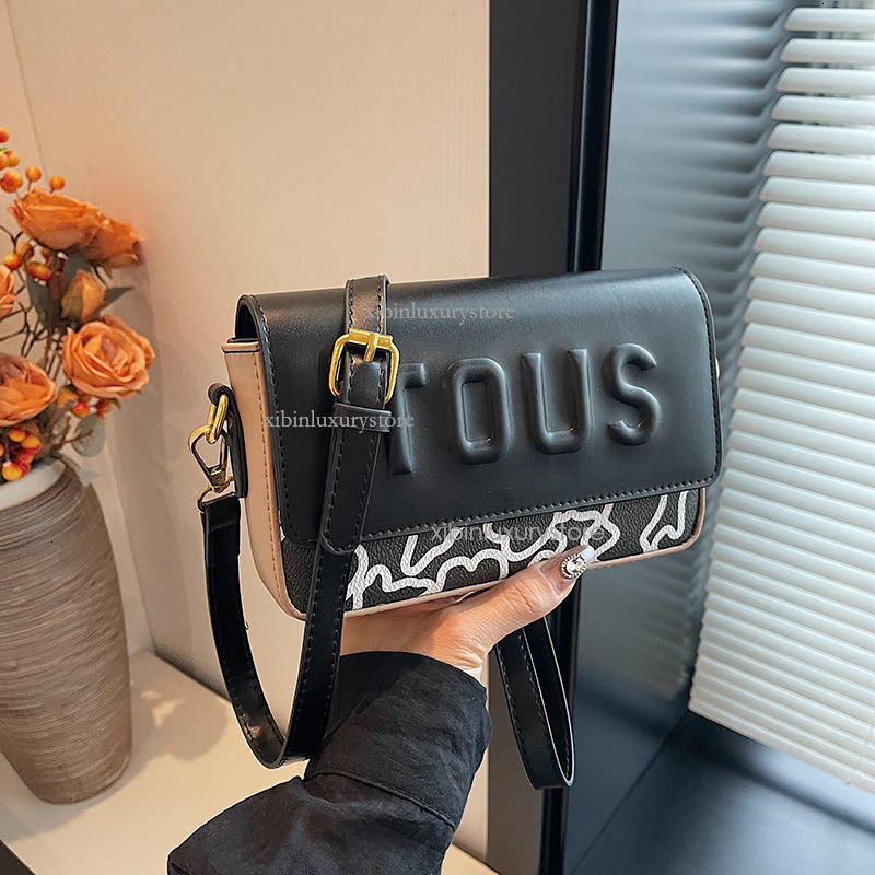Free Shipping Designer Bag, Women's Fashion Shoulder Crossbody Bag, Letter Printed Color Contrast Small Square Bag, Handbag, Trendy Casual Studen