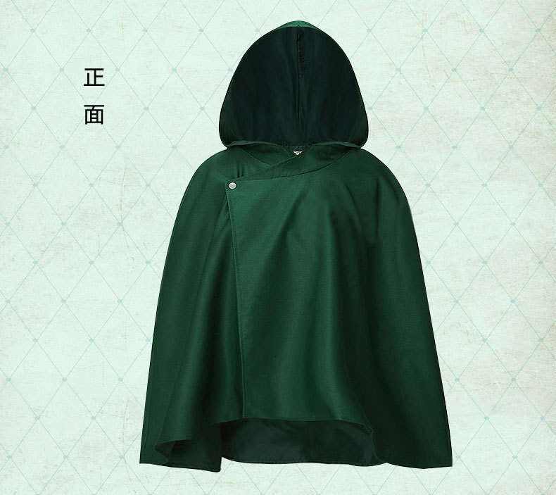 Halloween New Anime Attack Giant Investigation Cloak COS Charge Allen Mikasa Uniform