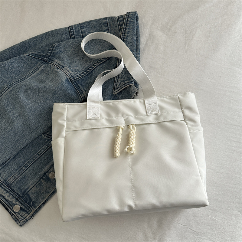 Free Delivery Designer Bag Canvas Women's Large Capacity Tote Crescent Armpit Single Shoulder Makeup Fashionable Backpack File Luxury Bag