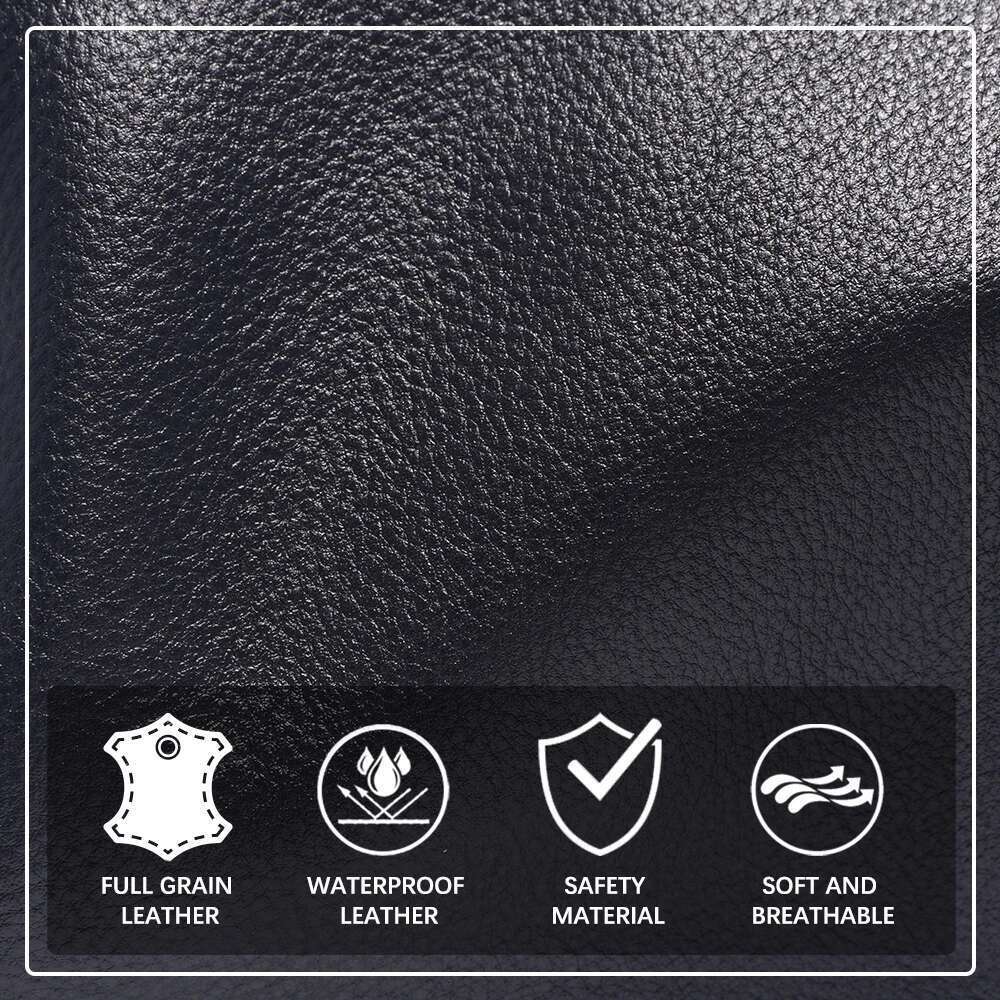 Zency Fashion Black White Shoulder Bag Women 100% Genuine Leather Handbag Medium Size For Daily Life With Two Straps 2024