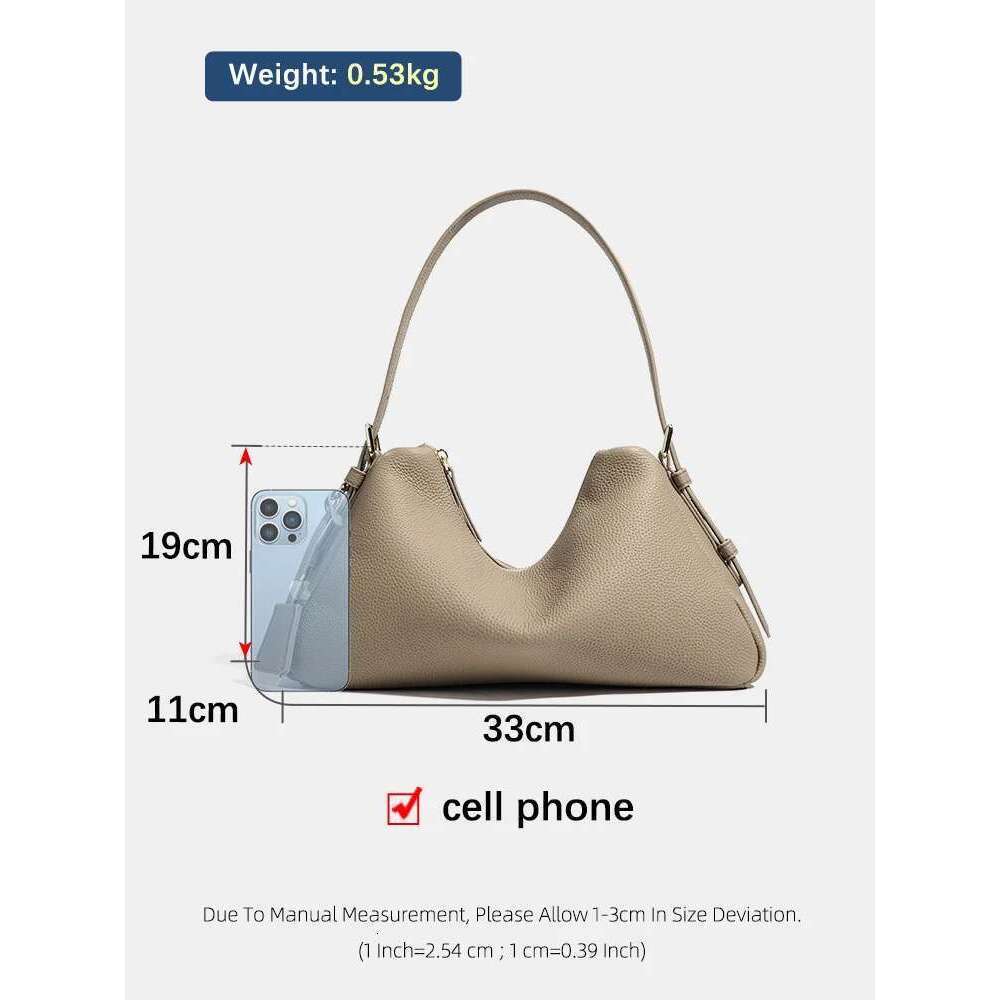 Zency Genuine Leather Satchel Bags For Women Simple Fashion Ladies Underarm Handbag Large Capacity Shoulder Bag 2025 New