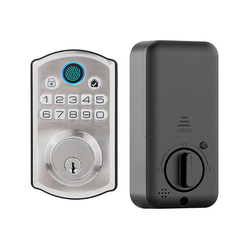 Fingerprint lock smart stay lock hotel rental house password lock graffiti fingerprint lock