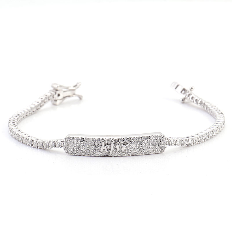New Iced Out Bling 2mm Tennis Chain Bracelets Women Hip Hop Fashion Jewelry Gold Silver Color Moissanite Tennis Bracelet