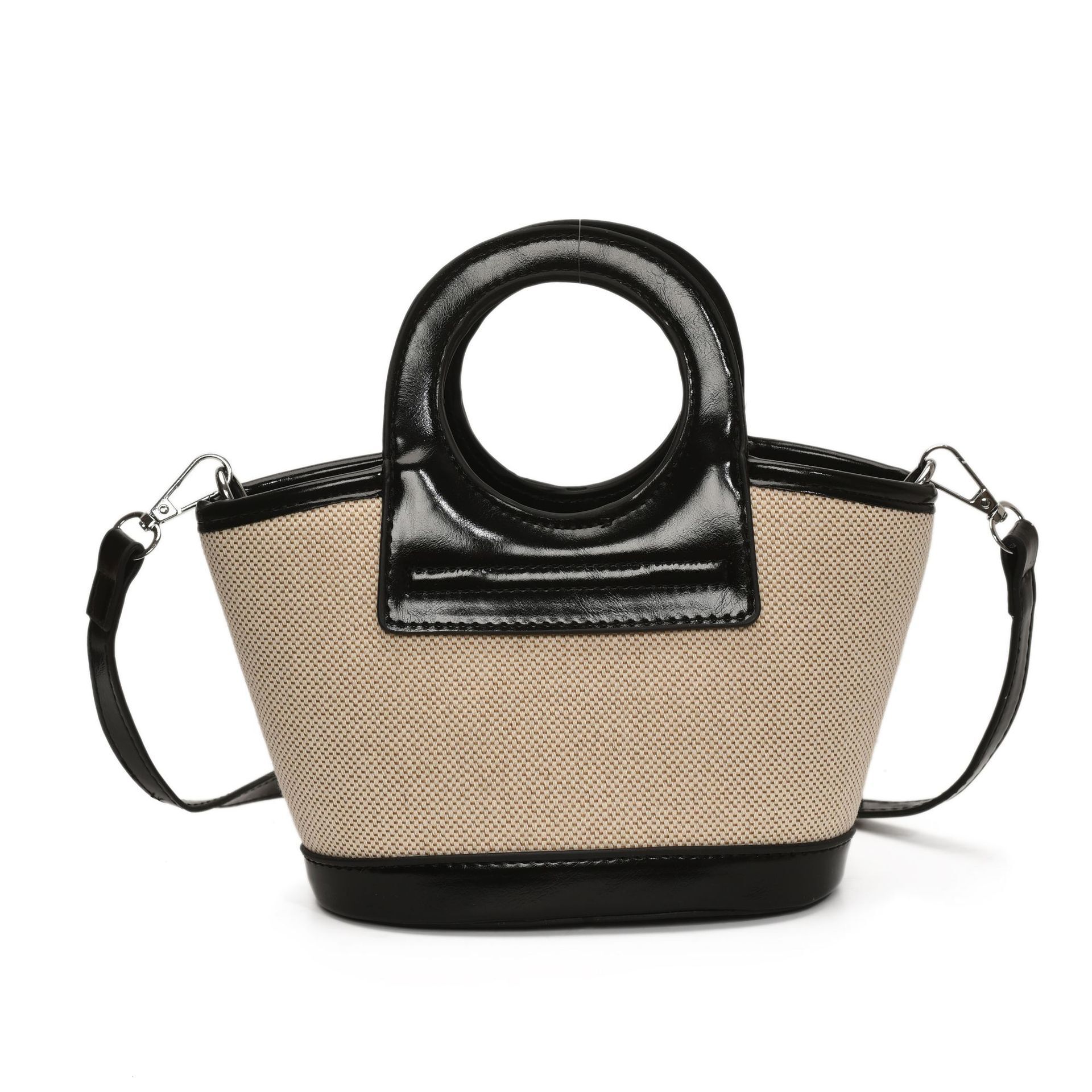 New bag, Korean fashion niche female handheld vegetable basket designer, 2025 new multifunctional commuting shoulder bag, small fresh crossbody bag