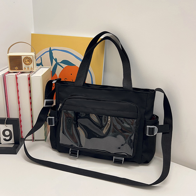 Free Delivery Designer Bag 2025 Large Capacity Leisure Multi Functional Tutoring For Supplementary Learning Single Shoulder Handheld Lightweight Tote 