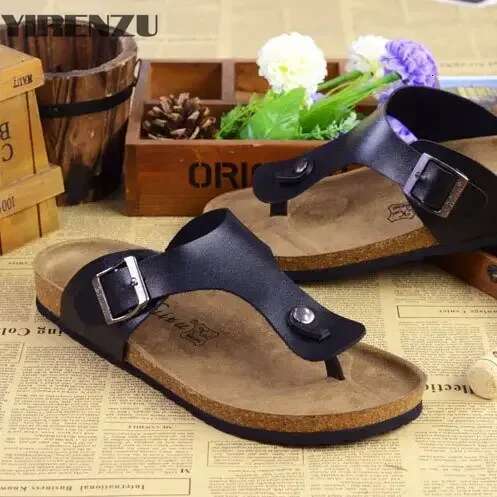 Cork Outdoor Flip Flops Summer Slippers Men Couple Beach Sandals For Women shoes for women