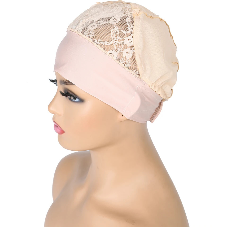 Wig Cap for Headband Wig 1 PCS For Edges Wig Net Cap Weaving Caps Headwrap Wigs Caps For Making Wigs With Adjustable Band 250513