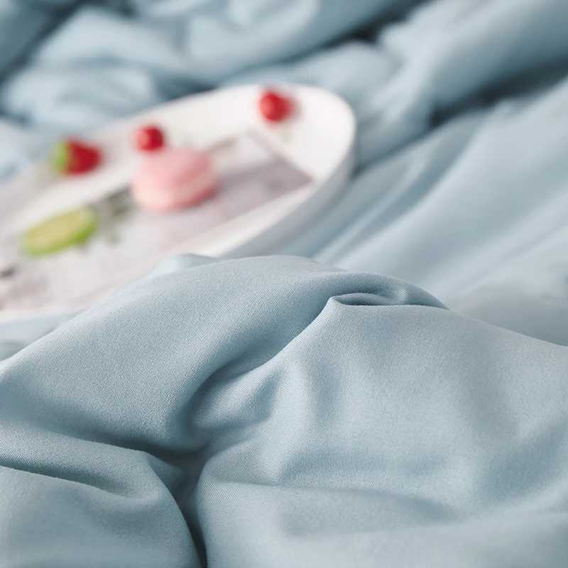 Spring Summer Air Conditioning Quilt Washed Cotton Throw Blanket Quilting Thin Comforter Cooling Duvet Quilted Quilt Solid Color M250515