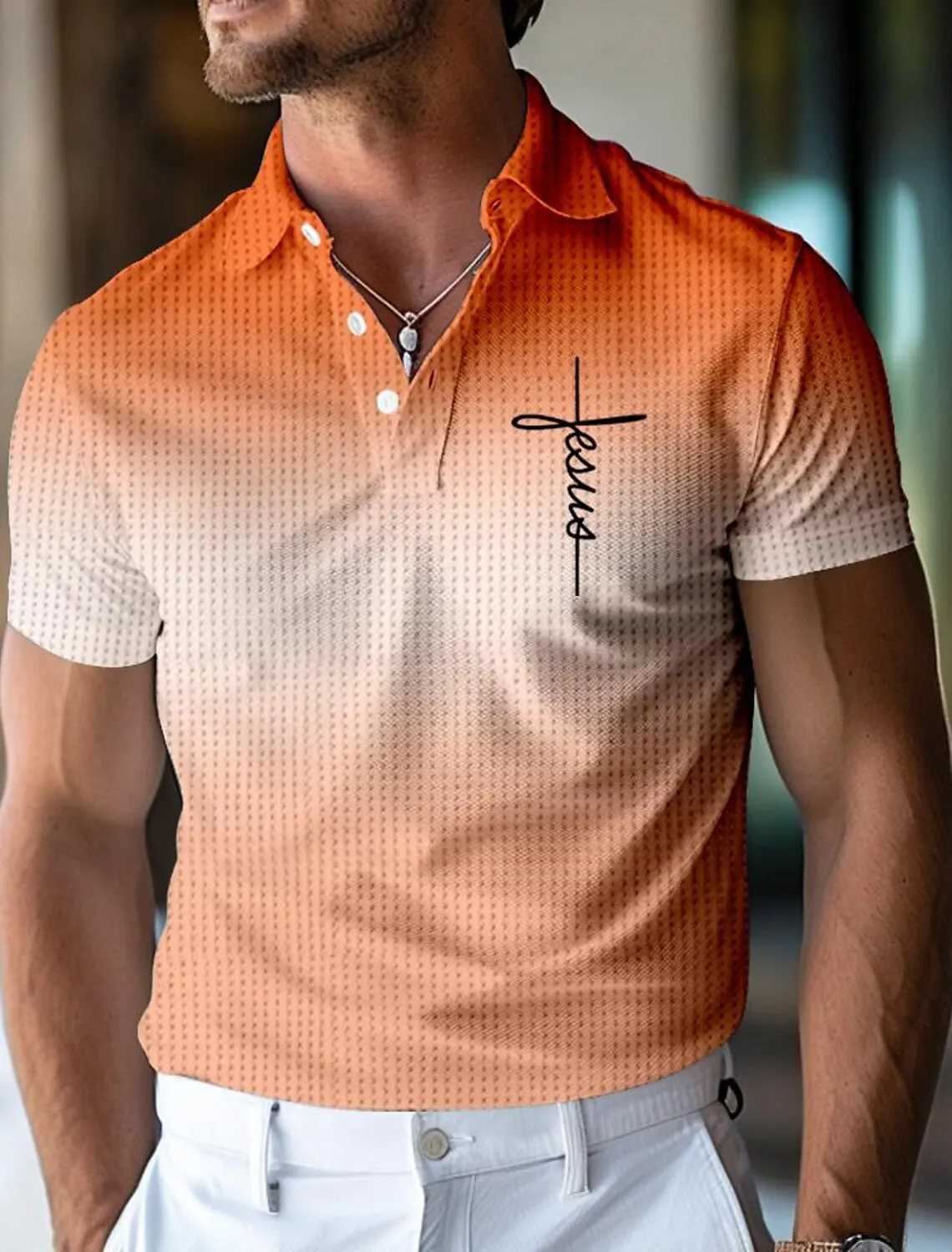 3D Printed Mens Polo Shirts Golf Shirt Short Sleeve Polo Shirts Collared Shirts Casual Beach Wear Vacation Wear Party Tops W250515