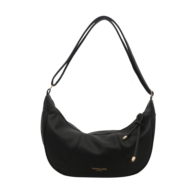 Large Capacity Leisure Dumpling Women 2025 New Style Spring And Summer Fashion Versatile Shoulder Bun For Work Commute New Free Luxury Bag Delivery De