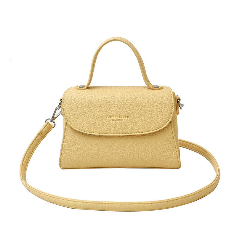2025 Summer New Commuting Fashion Trendy Handheld Small Square for Women, Simple and Western Style Lychee Pattern Single Shoulder Crossbody Bag