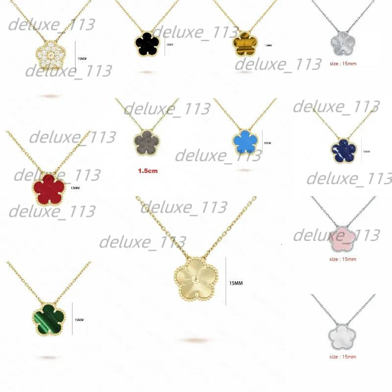 Chain 15Mm Multiple Colors To Choose From, Fashionable Design Gifts For Mothers Necklaces Designer Jewelry Clover Necklace