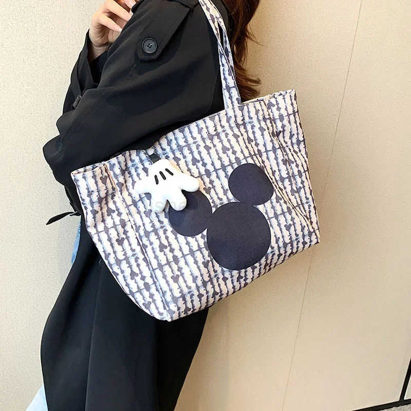 Disney Mickey New Fashion High Quality Handbag Cartoon Casual Versatile Large Capacity Womens Shoulder BagXJ250515