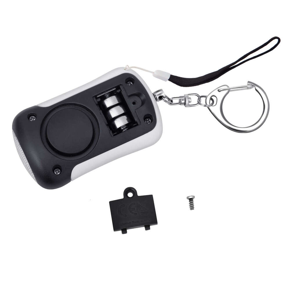 Meinoe flashlight device with light for women, children, elderly, personal alarm, bag decoration, anti wolf artifact
