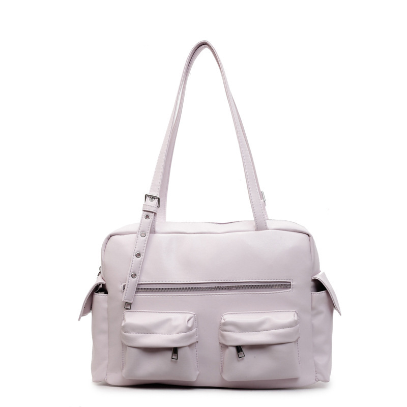 2025 New Personalized Soft Face Versatile Large Capacity Leisure Underarm for Women's Travel, Multi Pocket Single Shoulder Bag Trendy