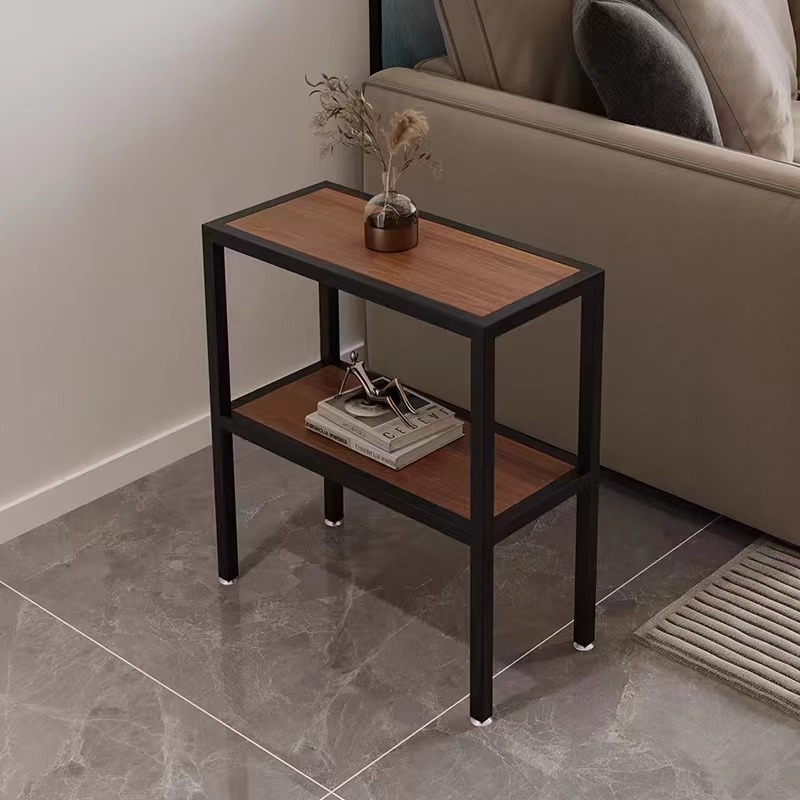 B5152 Sofa coffee table side table small apartment simple living room corner table double layer