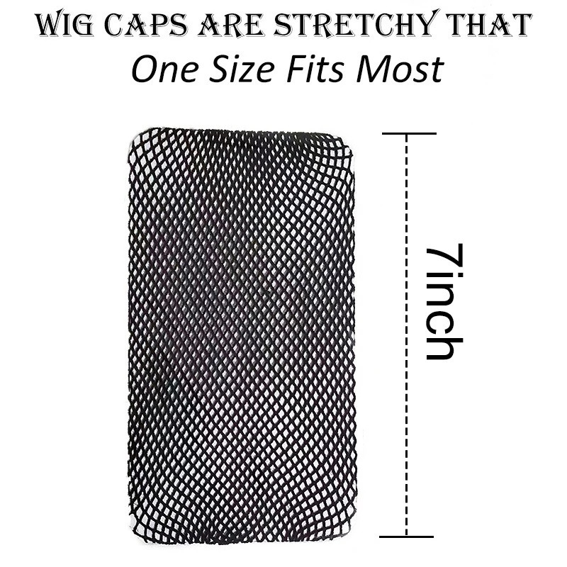 Stretchable Elastic Hair NetsBlack Hairnet Mesh Wig Cap for Long HairHair Net for Wig Hair Cap for Wigs 250513