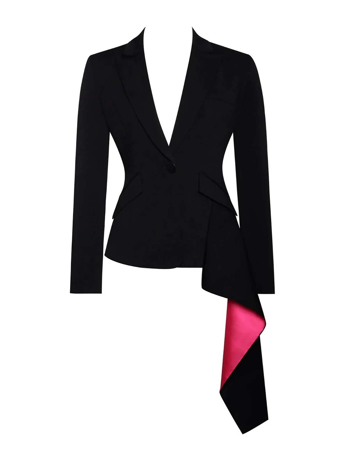 Women's Suit Prom Dresses Elegant One Button Long Back Jacket Pants For Female Set Long Sleeves 2 Pieces Suits Customized