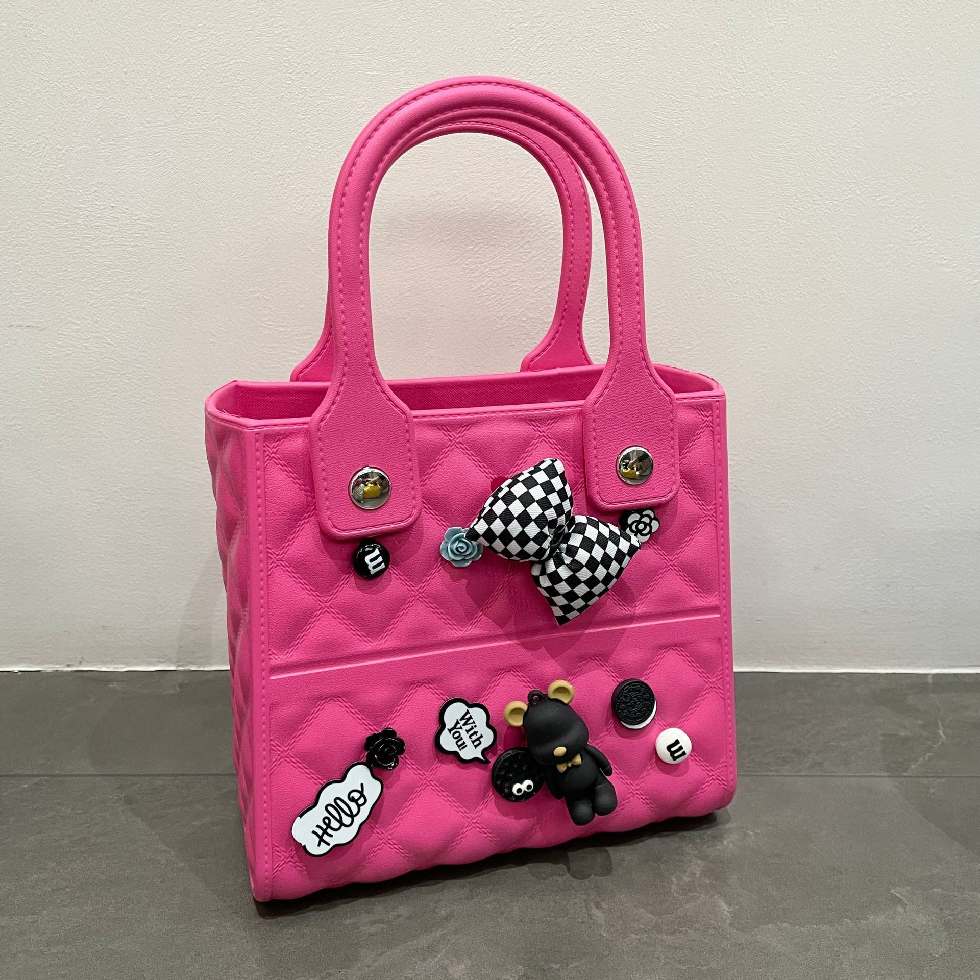 EVA Cave New Ins Beach High Beauty DIY Accessories Small Square Bag Waterproof Handbag