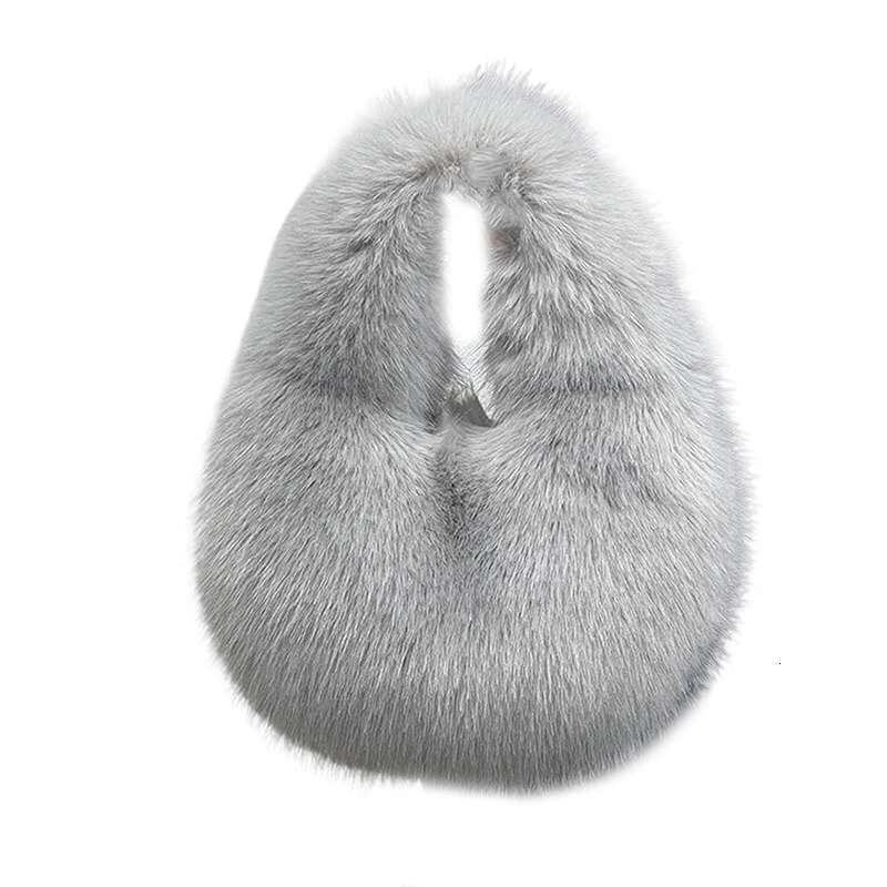 Faux Fur Ladies Shoulder Soft Plush Evening Tote Handbag Women's Clutch Fluffy Crossbody Bag