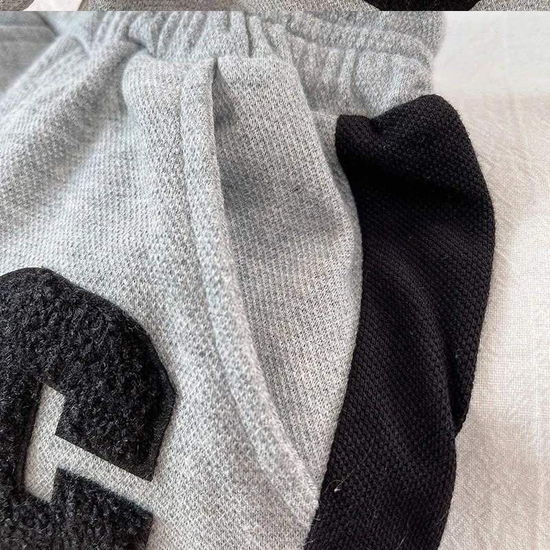 1Set Boys Girls Leisure Set Fashion Children Short Sleeve Shorts Sets Summer Kids Clothes Baby Tee Pants Solid Color Tracksuits 250515