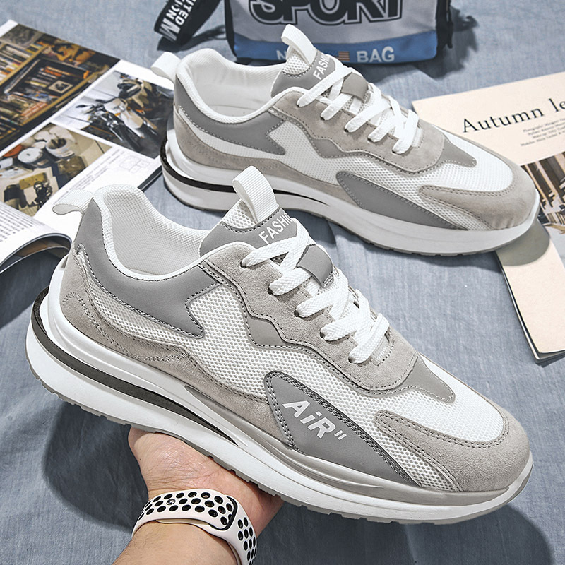 Men's 2024 summer new breathable men's sports Korean version fashionable versatile dad casual running shoes