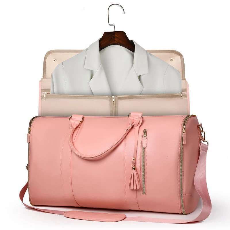 New Women's Folding Suit Travel PU Hand Lage Multi Functional Waterproof Storage Large Capacity Men's Bag