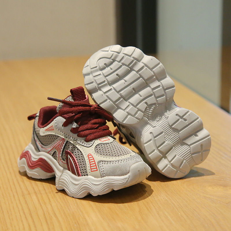 Kids Mesh Breathable Sports Shoe Lightweight Versatile Infant Kidsnest Boys Girls Toddler Casual Shoes Children Running Shoes Sizes 5.5C-12.5C K0660