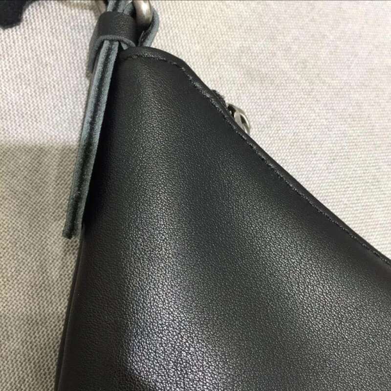 New Women Bag Genuine Leather Crossbody Shoulder Messenger Bags Ladies Handbag Half Moon Satchel Bolsa Feminina