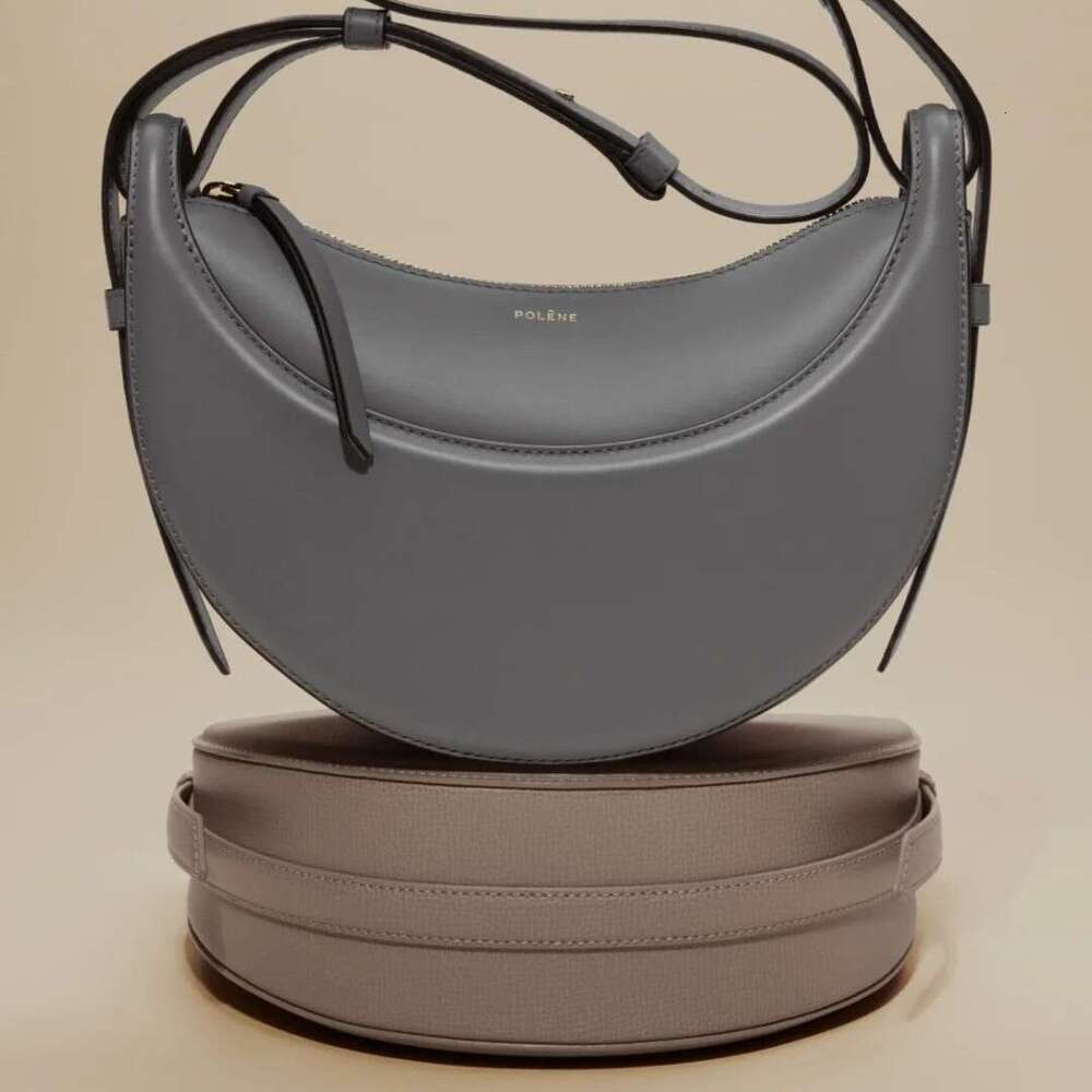 Women's Bags Designer Crescent Saddle Genuine Leather, Niche Design, Crossbody Bag, Women's Single Shoulder, Armpit