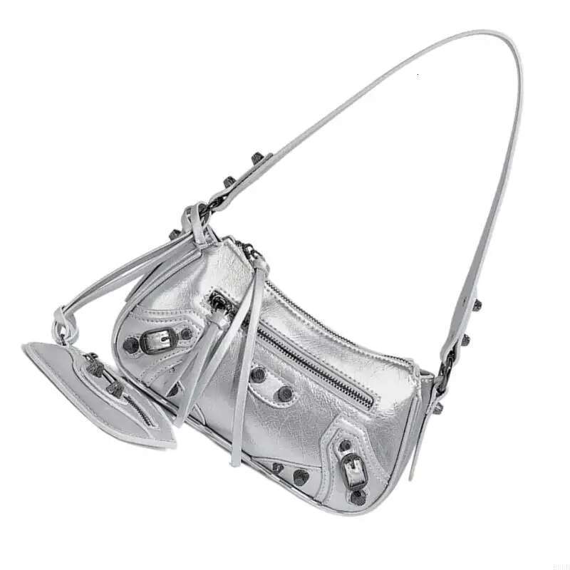 Women Shoulder Top Handle PU Leather Handbags All-Matching Armpit Bag
