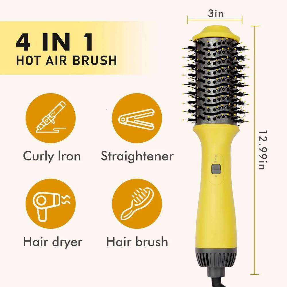 Hot air comb negative ion hairstyle comb, dual-purpose multifunctional hair dryer, for female friends, Mother's Day gift