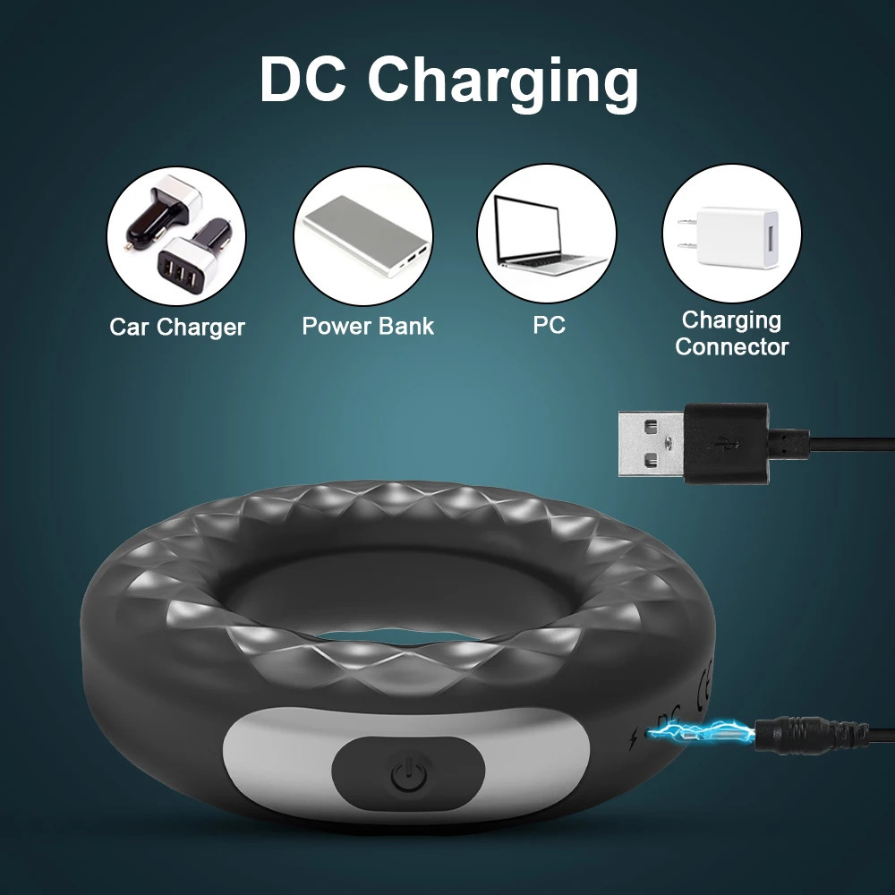 Remote Control Cock Ring Vibrator for Men Remote Control Penis Rings Delay Ejaculation Erection Masturbator Sex Toys for Male 250515