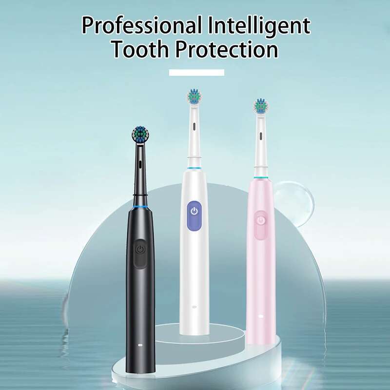 NEW 2025 Rotating Electric Toothbrush for Adults 5 Modes, USB Charger 8 Brush Heads Rechargeable