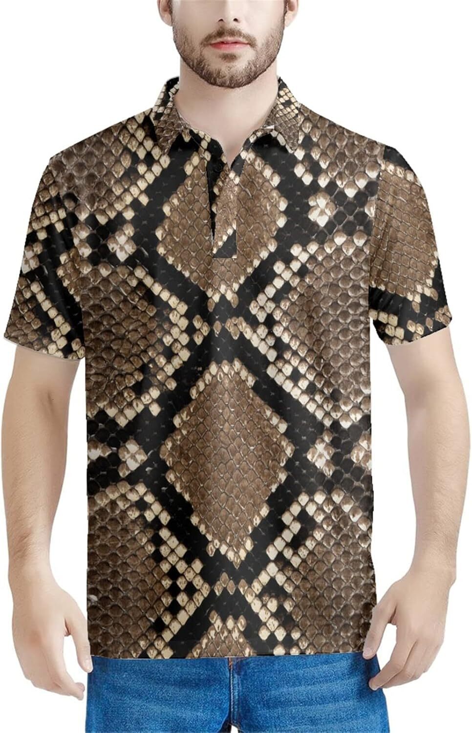 Mens Polo shirt Shirts for Mens Casual T-Shirts Graphic Short Sleeves Tees Button Up Casual Summer Slim Fit Polos shirts