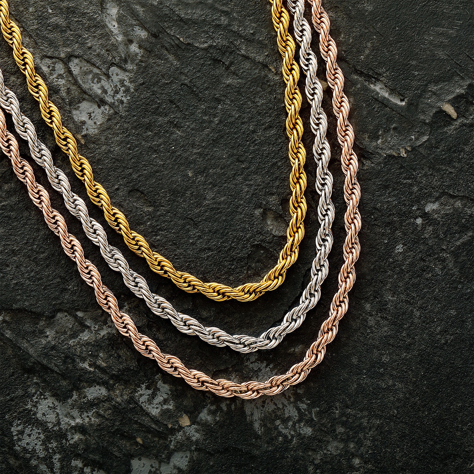 Wholesale 10K, 14K solid real gold 8mm twisted chains, Cuban chains, bracelets, ice out hip-hop moissanite necklaces, high-end jewelry for men