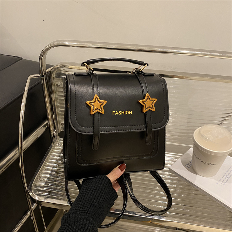 Free Delivery Designer Bag Korean Version Small 2025 Commuter Feminine Style New Student Backpack Texture Hand Trend Luxury Bag