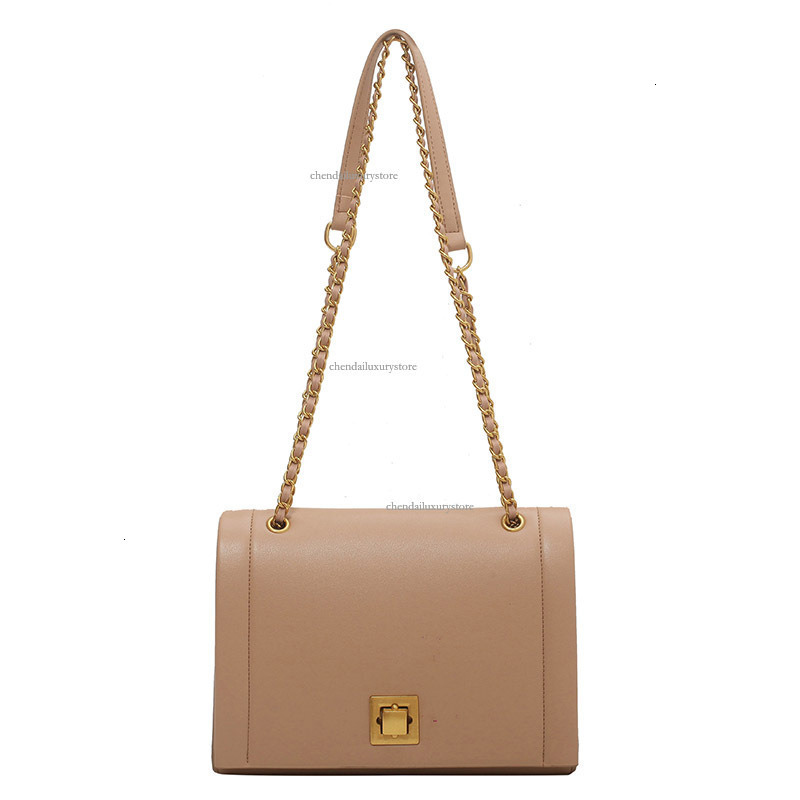 2025 Free Shipping Designer Women's Bag New High-end Exquisite Small Square Shoulder Bag Fashion Chain Lock Shoulder Crossbody Bag Casual Shoppin