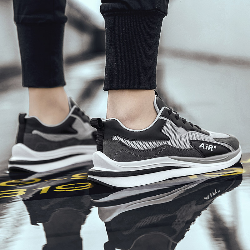Men's 2024 summer new breathable men's sports Korean version fashionable versatile dad casual running shoes