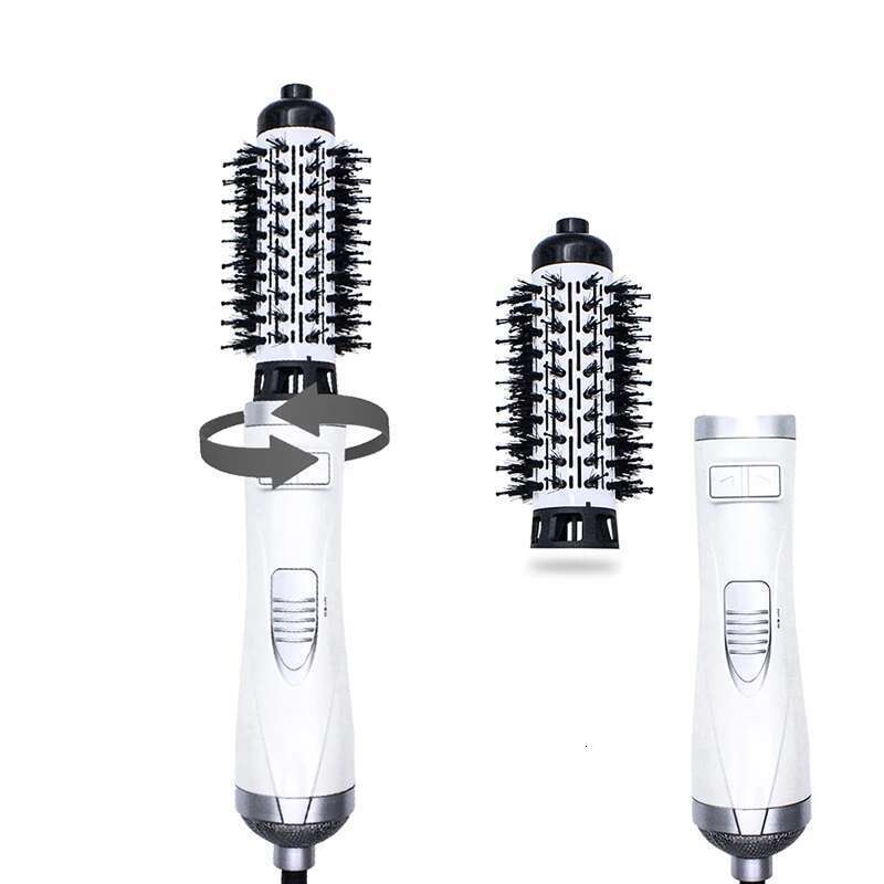 Comb 2 In 1 Dryer Rotating Negative Ion Blower Ceramic Hair Curler Electric Hot Air Brush Styler