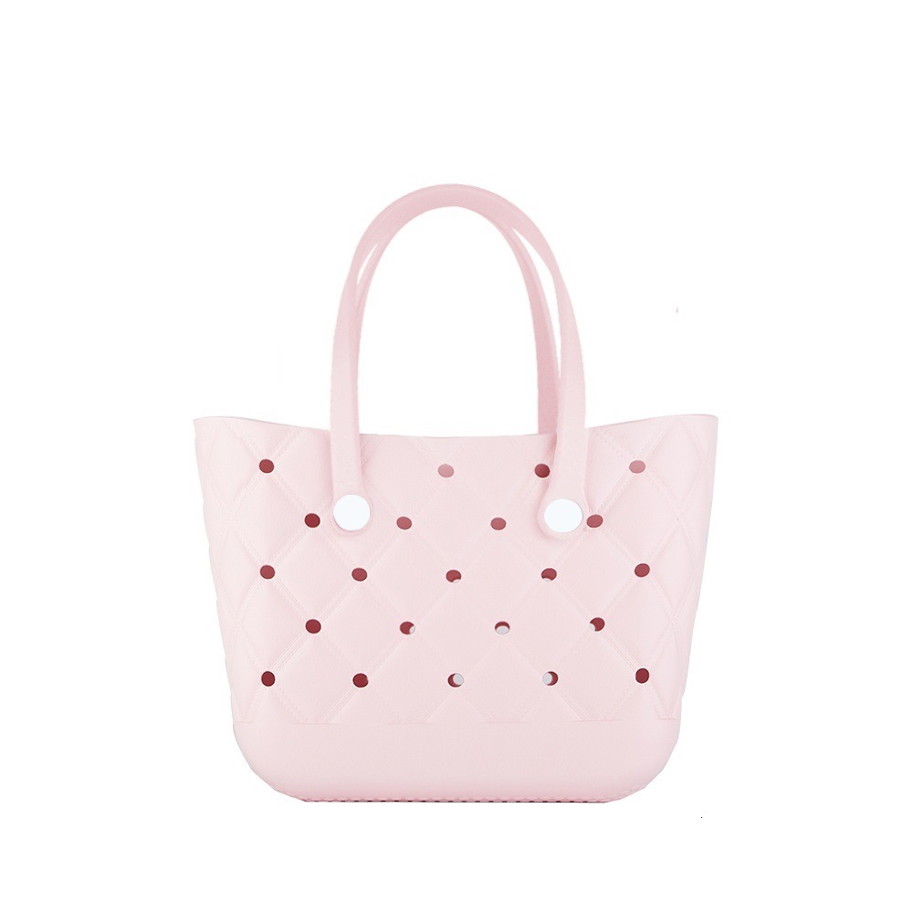 EVA large capacity summer new handbag dopamine French diagonal cross waterproof fashionable generous beach bag