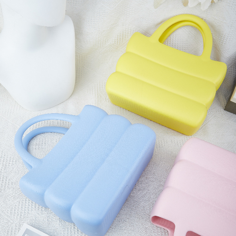 2025 Summer Ins Lightweight EVA Strolling Waterproof New Fashion Handheld Women's Trendy Niche Macaron Bag