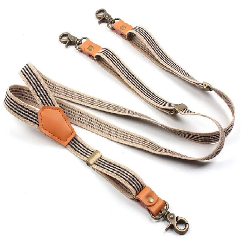 Vintage Mens Suspenders 3 Hooks Suspenders Man For Pants Casual Mens Trouser Suspenders Fashion Adjustable Womens Braces 250515