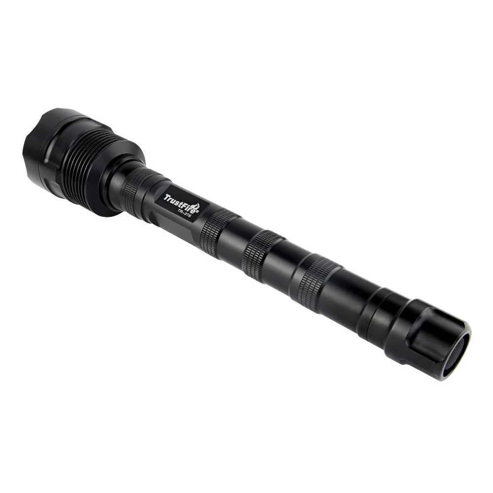 Original TrustFire( 3T6 TR-3T6) LED Flashlight Super Bright 3800 Lumens 5 Light Modes Large Tactical Torch (2x18650 / 3x18650 ) Z250514