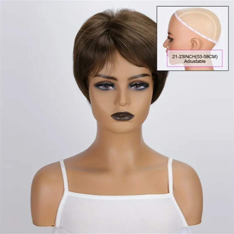 Chic Feminine Synthetic Wigs: 8 Inches Long Ideal for Festivals