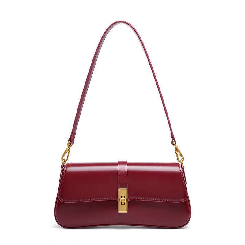 Jonlily Women Genuine Leather Shoulder Female Fashion Handbag Totes Small Underarm Bag Casual Daybag Mini Purse -Kg1313