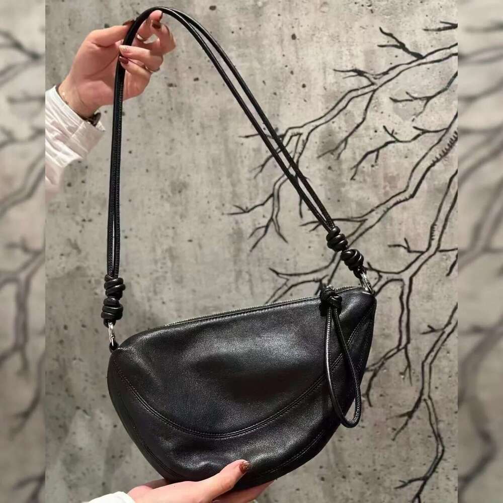 Top Layer Genuine Sheepskin Women's Crossbody New Spring Style Versatile Casual Soft Leather Small Bag Single Shoulder Sling