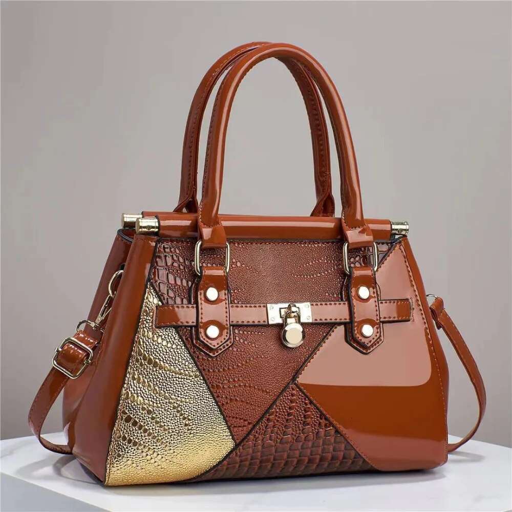 Fashionable New Women's Handbag Lightweight Texture Lizard Pattern Colorful Single Shoulder Fashion Crossbody Bag For