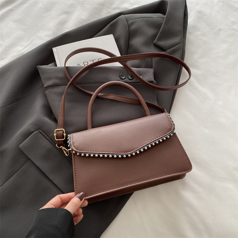 Free Delivery Designer Bag End Commuting Hand 2025 Spring New Versatile Ins Shoulder Crossbody Temperament Small Square Simple Luxury Bag