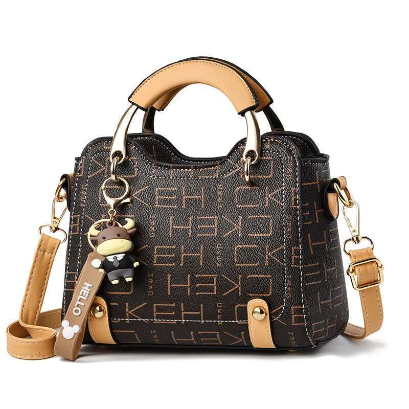 Fashion Brand Designer Handbag Letter Small Square Classic Retro Shoulder Casual Women's Diagonal Cross Bag
